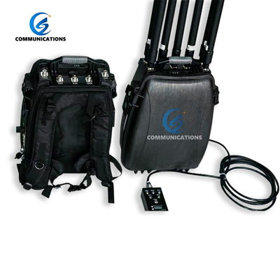 Chiếc túi xách di động Drone Defense Signal Detector Hệ thống chống nhiễu Drone để bảo vệ